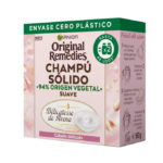 ORIGINAL REMEDIES CHAMPU SOLIDO 94% ORIGEN VEGETAL SUAVE 60g